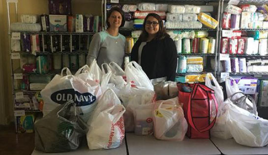 Donations for women's shelters