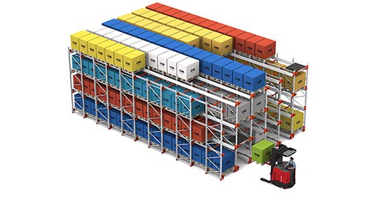 Raymond radio shuttle FILO application